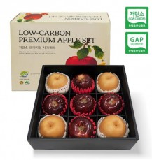저탄소 GAP 인증 엔부사과&배(특대) 혼합세트 5kg(9과)_M
