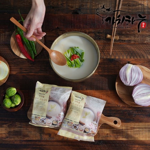 가치하누 가마솥 한우사골곰탕400g 10팩_M