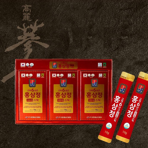천왕삼 고려6년근 홍삼정 100세 스틱 10g x 30포