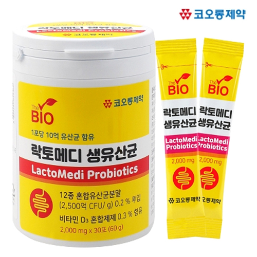 [코오롱제약] 락토메디 생유산균 2,000mg x 30포