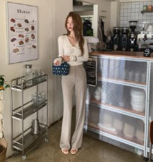 토일비 스판 슬림 부츠컷 슬랙스