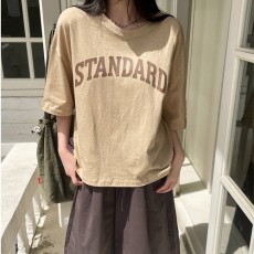 은나일 스탠다드 루즈 반팔 티셔츠