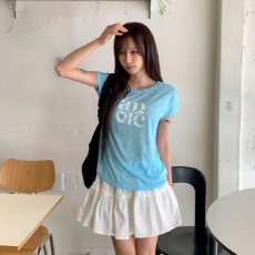 초레노 레터링 시스루 나그랑 반팔 티셔츠